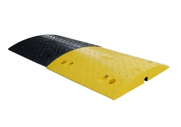 Retardér – kabelový přejezd 25 km/h, 40t, sada 2 ks – černá | žlutá